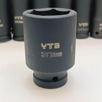 ราคา ลูกบล็อกยาว บล็อกลม 3 4 6หุน เบอร์ 38 มม สำหรับ บล็อกลม บล็อกแบต บล็อกไฟฟ้า IMPACT SOCKET (19716934001)