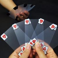 ราคา Creative Transparent Plastic Waterproof Poker Novelty Poker Index Playing Cards (20105574188)