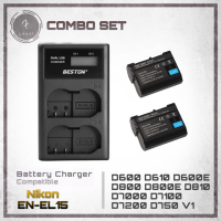 ราคา แบตกล้อง Nikon EN EL15 สำหรับกล้อง Nikon DSLR D500 D600 D610 D600E D800 D800E D810 D7000 D7100 D7200 D750 (20568914790)