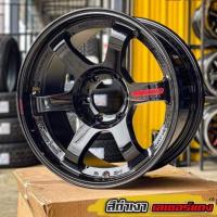 ราคา TE37 SUV ขอบ18 ดำเงาเลเซอร์แดง ธรรมดา ล้อเบา Flowforming ราคา4วง (20252033999)