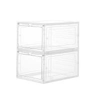 ราคา ซื้อ 1 แถม 1 กล่องรองเท้า กล่องรองเท้าพลาสติกใส กล่องรองเท้า กล่องรองเท้า รองเท้าผ้าใบ กล่องเก็บรองเท้า มีสองสีให้เลือก (20936976379)