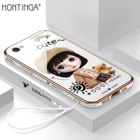 ราคา Hontinga เคสโทรศัพท์ VIVO V5 Plus V5 เคสโทรศัพท์แฟชั่นลายการ์ตูนน่ารักฝาปิดเต็มสี่เหลี่ยม TPU นิ่มทำจากโครเมี่ยมชุบเคลือบ TPU สไตล์หรูหราสำหรับเด็กผู้หญิงเคสยางป้องกันกล้องสำหรับสาวๆ (13233837490)