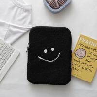 ราคา กระเป๋าแล็ปท็อปสไตล์เกาหลี Fluffy Smile Face 11 Inch Tablet Bag 13 Inch Laptop Inner Bag (16248419929)