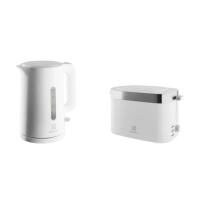 ราคา ELECTROLUX SET เครื่องปิ้งขนมปัง E2TS1 กาต้มน้ำไฟฟ้า E2EK1 (20826286379)