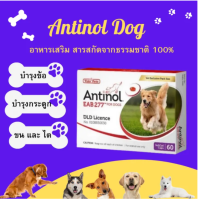ราคา หมดอายุ 08 2025 Antinol DOG 1 กล่อง 60 caps สุนัข อาหารเสริมบำรุงข้อ ลดอักเสบ จัดส่งจากประเทศไทย จัดส่งที่รวดเร็ว (21080848541)