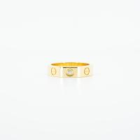 ราคา แหวน Cartier Love band 1Diamond 18K Yellow Gold Size 47 Used vrcaim 5027 (20224742814)