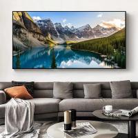 ราคา ภาพทิวทัศน์สวนภูเขาหินของแคนาดาการตกแต่งบ้านผ้าใบวาดภาพภูเขาและแม่น้ำศิลปะบนผนังสมัยใหม่แบบนอร์ดิก ไร้กรอบ (19347870331)
