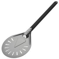 ราคา Turning Pizza Peel with 8 inch Aluminum Round Pizza Paddle 23 6 inch Overall Outdoor Pizza Oven Accessories (12960625467)