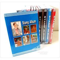 ราคา สมุดใส่ อัลบั้มใส่ สมุดสะสมแสตมป์ Stamp Album ปกอัดแข็งเคลือบเงา มี 7 แผ่น 6เพลท คุ้มราคา ส่งไว ส่งจากไทย (142499417)