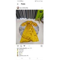 ราคา เดรสยาว ผ้าซาตินเงา แขนพองอลังการมาก งานสวม ผ้าไม่บาง งานป้ายมือ1 สวยมากกกก อก22 40 เอวฟรี 40 ยาว54 (20892406355)