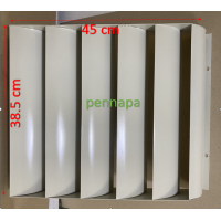 ราคา กริลแอร์แผ่นปรับทิศทางลม แอร์บ้าน คอนโด คอยล์ร้อนแอร์ บังลม กริลแอร์ ขนาด วัดขอบใน 45 X 38 5 รุ่นพิเศษ (21002147115)