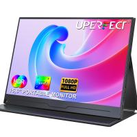 ราคา UPERFECT Local delivery Portable Monitor 15 6 1080P Full HD LCD Display Second Screen For PC Phone Mac Pro with vesa (21021208166)