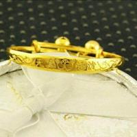 ราคา โปร 1 แถม 1 จ้านาทีทองมาแล้วกำไลข้อเท้าเด็ก เงิน ทอง นาค ทองลาย (18318956551)