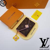 ราคา สวยมาก กระเป๋าสตางค์หลุยพับ 3 ทบ สวยน่ารัก มีกล่องของขวัญ (19279948055)