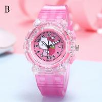 ราคา รัก Wsj เด็กการ์ตูน Hello Kitty ดูไฟ LED เด็กนาฬิกาสำหรับหนุ่มๆสาวๆนักเรียนนาฬิกาดิจิตอล (10072839734)