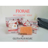 ราคา Fiorae PAPAYA GLUTA PLUS KOJIC whitening soap ช่วยปรับสภาพผิวที่หมองคล้ำ ให้กลับมากระจ่างใส ของแท้100 (20698735049)