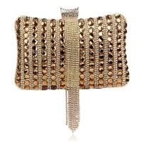 ราคา สีลูกอมดอกไม้กระเป๋างานราตรีผู้หญิงงานเลี้ยงงานแต่งงานคลัทช์เพชรเพชรพลอยเทียมโลหะกระเป๋าถือกระเป๋าสตางค์ลูกปัดกระเป๋าเพชร (20698787145)