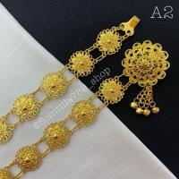 ราคา เข็มขัดชุบทอง เข็มขัดลายไทยประยุกต์ เข็มขัดล้านนา เข็มขัดผ้าซิ่น เข็มขัดออกงานต่างๆ เข็มขัดเล็ก สินค้าพร้อมส่งจากประเทศไทย (17380249428)