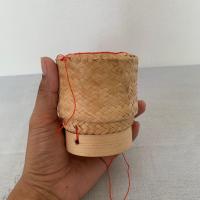 ราคา กระติบข้าวเหนียวจิ๋ว กระติบข้าวสานจากไม้ไผ่ กระติบข้าว งานหยาบไม่ละเอียด (20889600899)