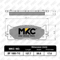 ราคา ผ้าเบรคหน้า หลัง TOYOTA CAMRY โตโยต้าแคมรี่ ทุกรุ่น sxv10 20acv30 31acv40 41acv50 51Estimo 1992 2018 ผ้าเบรค MKC ผ้าเบรคหน้า camry ผ้าเบรคหลัง camry (15071530257)