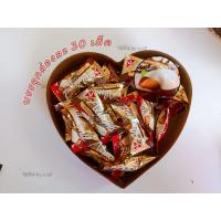 ราคา อัลมอนด์เคลือบช็อคโกแลต กล่องรูปหัวใจ มีแบบ 20 เม็ดย่อย 36 เม็ดย่อย ตรายูไนเต็ด และ แบบถังเหล็ก แบบถัง แบบกระปุก บรรจุ 40 เม็ด ตรายูไนเต็ด (17565138371)