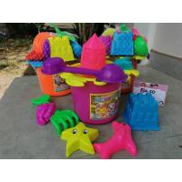 ราคา ถังตักทราย ของเล่นทราย ของเล่นไปทะเล ของเล่นชายหาด ถังทราย ชุดเล่นทราย ถังใหญ่ 10 ชิ้น คละสี ไซด์ใหญ่ (19501146650)