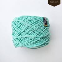 ราคา เชือกฟอกนิ่ม 4Ply โทนเขียว เชือกฟอก สำหรับถักกระเป๋า หมวก งานอยู่ทรง I ไหมพรมฟ้ามุ่ย Fahmui Yarn (19577251838)