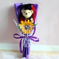 ราคา ZCMJ ช่อดอกไม้การ์ตูนรูปหมีแสนโรแมนติกช่อดอกไม้ใช้ทำจากดอกกุหลาบสำหรับงานปาร์ตี้ของตกแต่งงานแต่งงานของขวัญเทศกาลสำหรับงานเฉลิมฉลองรับปริญญา (11352093843)