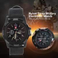 ราคา Watch อิเล็กทรอนิกส์นาฬิกาข้อมือนาฬิกาสายผ้าไนลอนนาฬิกาข้อมือลายทหาร INTL (2114658527)