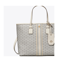 ราคา TORY BURCH มารยาทส่งท้ายฤดูกาล GEMINI LINK กระเป๋าโท้ตใบเล็ก 53304 (20911654734)