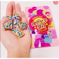 ราคา ขนมเกาหลี พีชเยลลี่ โยเกิร์ต ซอจู เยลลี่สายรุ้ง ซอจู Peach Jelly Yogurt Rainbow Jelly50g 복숭아젤리 요구르트 서주레인보우젤리 (20253171323)