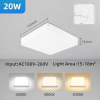 ราคา ไฟเพดานทรงสี่เหลี่ยม Led Chenben 220V 240V ทันสมัย50W 30W 20W พื้นผิวโคมไฟติดเพดานติดตั้งแผงไฟ LED สำหรับตกแต่งห้องครัวห้องรับแขกห้องนอน (21131815726)