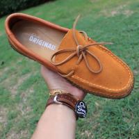 ราคา ส่งฟรี 7 5 Uk 41 5Eu 25 8Cm CLARKS ORIGINALS EDMUND VALLEYTobacco Suede Pre owned Authentic (20779120130)