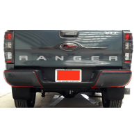 ราคา ครอบกันชน ครอบกันชนท้าย Ford Ranger ปี 2015 ท้ายไม่มีเซนเซอร์ สีดำด้าน (2484328222)