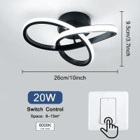 ราคา โคมไฟระย้า LED 3สีสำหรับใช้ในบ้านโคมไฟห้องนอนโคมไฟติดเพดานสไตล์โมเดิร์นโคมไฟห้องอาหาร220V (21170725759)