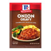 ราคา แม็คคอร์มิค เกรวี่ ออนเนียน เครื่องปรุงรสมิกซ์ รสหัวหอม Onion Gravy Seasoning Mix 24g McCormick brand (12420544659)