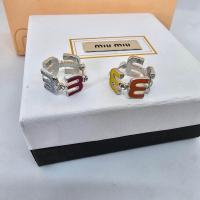 ราคา MIU MIU EARRING ต่างหูมิว มิว สัญลักษณ์ M M วงกลม งานสวนยประดับคริสตัล อะไหล่เงิน ราคา 139 ไม่รวมอุปกรณ์ พร้อมส่งในไทย (21178738966)