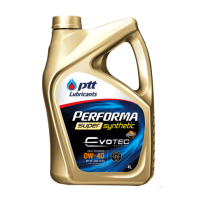 ราคา น้ำมันเครื่อง PTT Lubricants PERFORMA SUPER SYNTHETIC 0W 40 เพอร์ฟอร์มา ซูเปอร์ ซินเธติค 0w 40 (19542153315)
