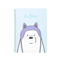 ราคา Miniso สมุด สมุดโน๊ต คอลเลคชันสามหมี We Bare Bears เล่มใหญ่ (19070050846)