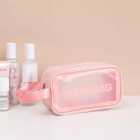 ราคา Washbag กระเป๋าใส่เครื่องสำอาง กระเป๋าใส่ของใช้ กระเป๋าอเนกประสงค์ กันน้ำ กระเป๋าเดินทางเครื่องสำอางแบบพกพา pvc กระเป๋าเครื่องสำอางโปร่งใส พกพาสะดวก (19531281383)