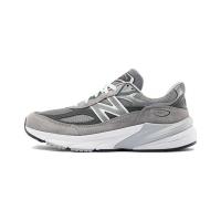 ราคา กล่องเดิม New Balance NB 990 V6 Retro Trendy Shock Absorbing and Wear รองเท้าวิ่งที่ทนได้สีเทา M990GL6 (20691656123)
