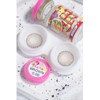 ราคา คอนแทคเลนส์ STELLA Gray Brown ยี่ห้อ Kitty kawaii ค่าสายตาปกติ 1000 (17283418260)