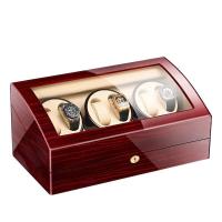 ราคา IBBETON Luxury 6 7 Automatic Watch Winder Mute Motor Wooden China Dual Watch Storage Box (17978458311)