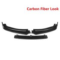 ราคา สีดำ คาร์บอนไฟเบอร์รถกันชนหน้า Lip Splitter คางกันชน Body ชุดสปอยเลอร์สำหรับ BMW 3 Series F30 2012 2013 2014 2015 (16344411586)