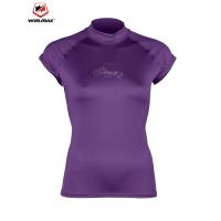 ราคา ผู้หญิงแขนสั้น RashGuard Wetsuit Snorkel Scuba ชุดดำน้ำ Rash Guard ชุดว่ายน้ำ Surf เสื้อผ้า สีชมพู (8918837895)