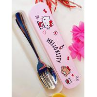 ราคา Super Lock ชุดช้อนส้อมต ช้อนส้อมเด็ก ช้อนส้อมลายการ์ตูน สแตนเลสอย่างดี ไม่เป็นสนิม พร้อมกล่องเก็บ saveandcare (17751764195)