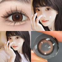 ราคา คอนแทคเลนส์สีกรองแสงคอนเทค Milk Peach Grey Brown เลนส์บิ๊กอาย คอนเทคเลนส์ 14 0mm (20811553475)