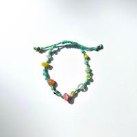 ราคา daintyme Mamamia bracelet กำไลเชือก handmade เชือกเทียนเกาหลี กำไลหินแบบผูก (20439594297)
