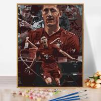 ราคา ขายดี ระบายสีตามตัวเลข DiY 40x50cm รูปวาด ระบายสี ภาพชุด ภาพวาดระบายสี ภาพระบายสีตามตัวเลข (20657926179)