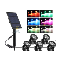 ราคา Solar โซล่าเซลล์ LEDไฟส่องต้นไม้ ไฟปักดิน ไฟสนาม ไฟสวน (20832595056)